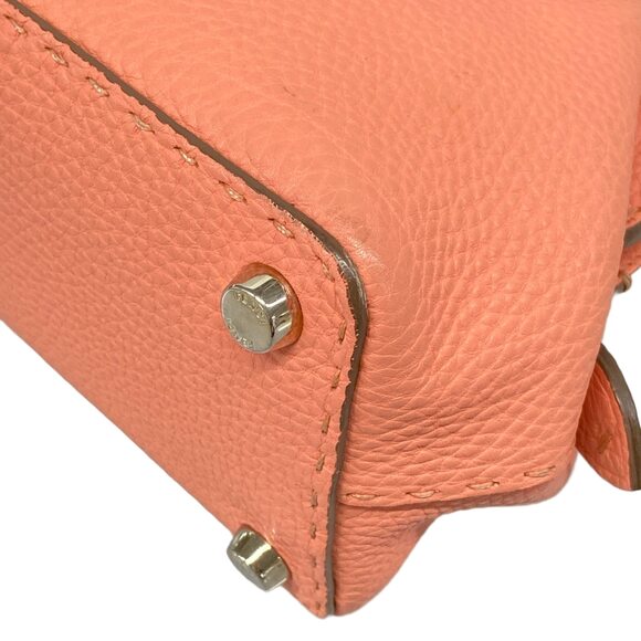 Fendi Red Selliera Leather Mini Adele 1328 Bag 8BN258  Fendi Miniadere,Celeria Handbag 8BN258